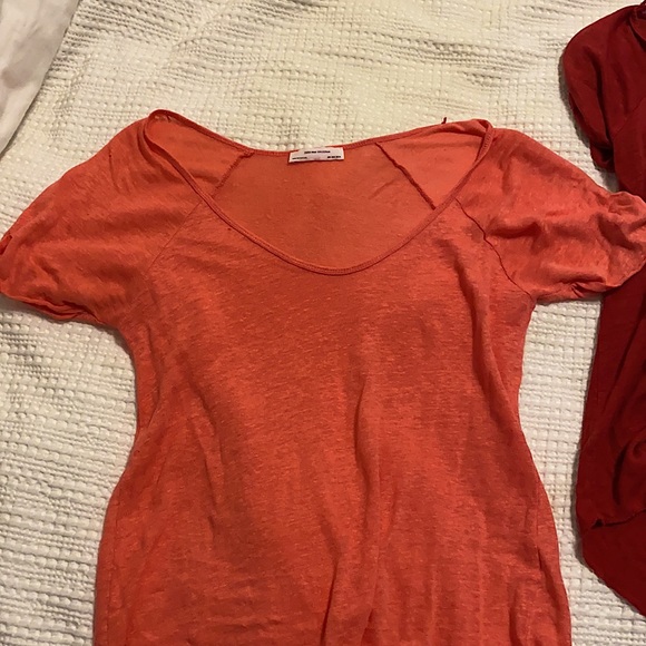 TWO FOR ONE!!! 2x LINEN ZARA T-SHIRTS - Picture 3 of 4